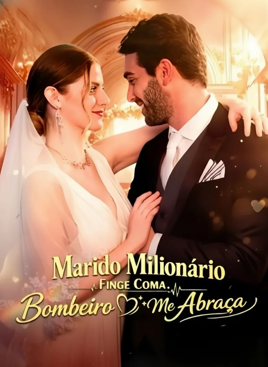 Capa de Marido Milionario Finge Coma, Bombeiro Me Abraça
