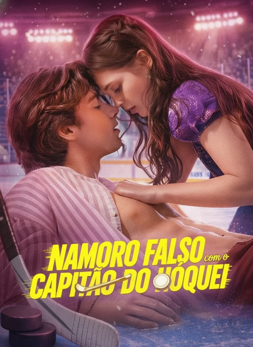 Capa de Namoro Falso Com O Capitão Do Hóquei (Fingindo Ser O Capitão Do Hóquei)