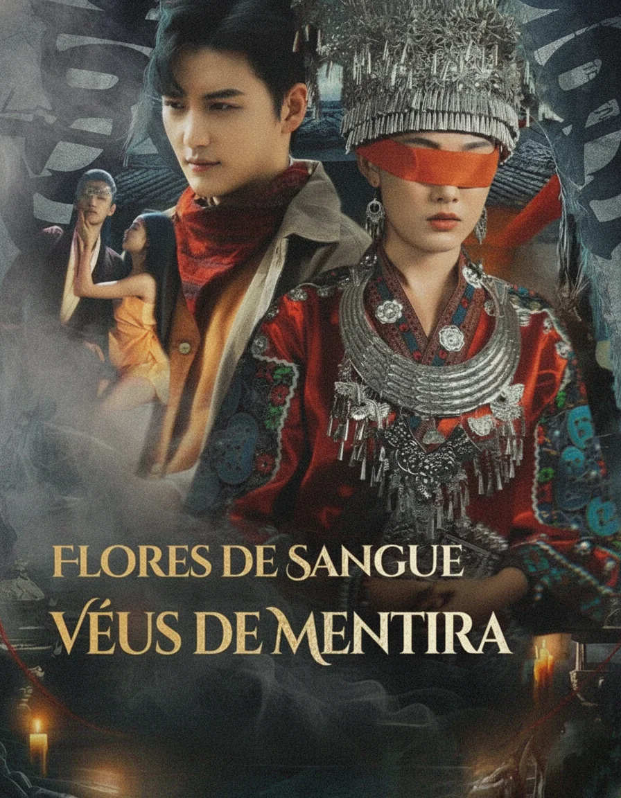 Capa de Flores De Sangue Véu De Mentira (Vingança Carmesim: As Noivas Desaparecidas)