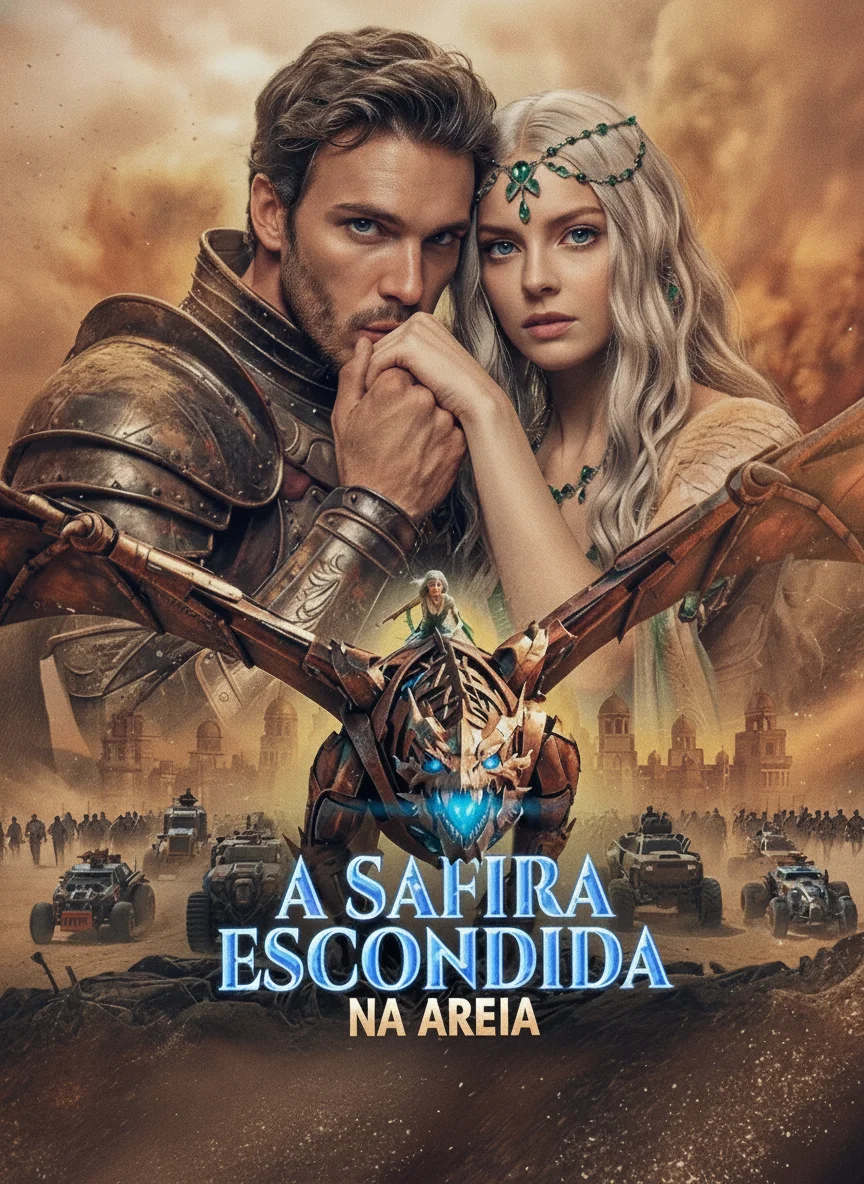 Capa de A Safira Escondida Na Areia