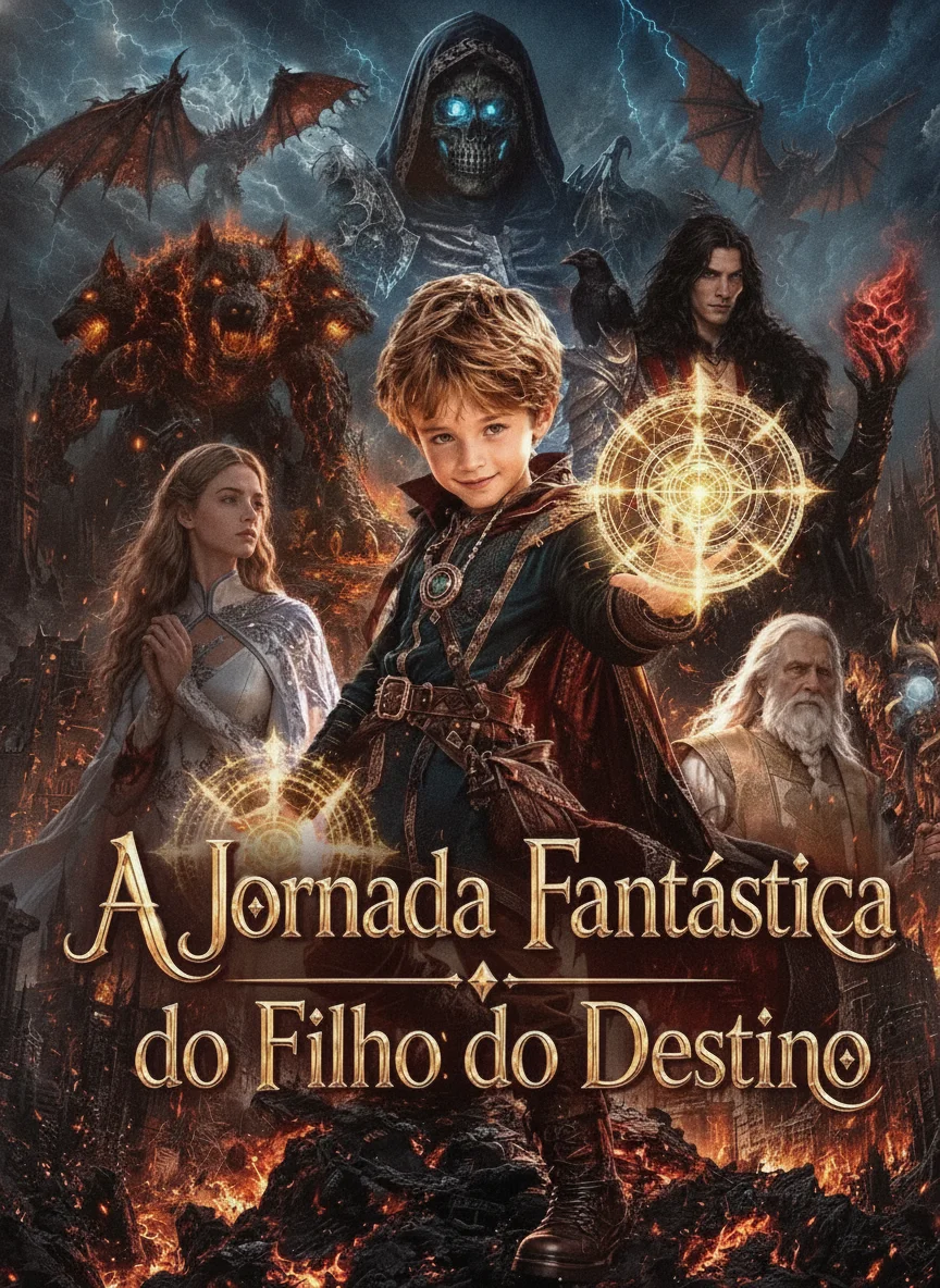 Capa de A Jornada Fantástica Do Filho Do Destino