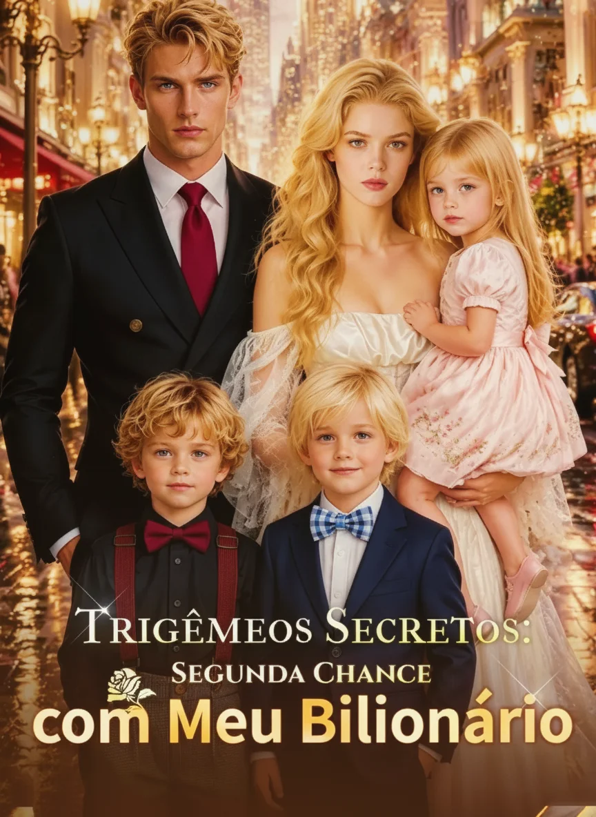 Capa de Trigêmeos Secretos: Segunda Chance Com Meu Bilionário