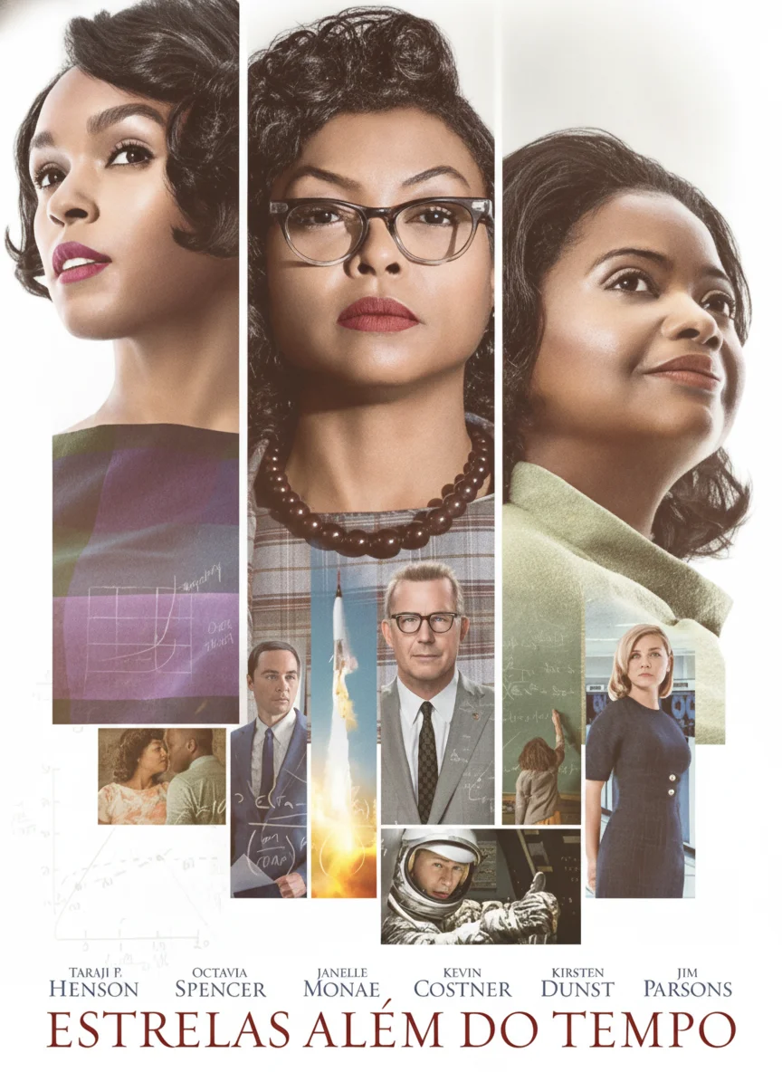 Capa de Estrelas Além do Tempo (Filme)