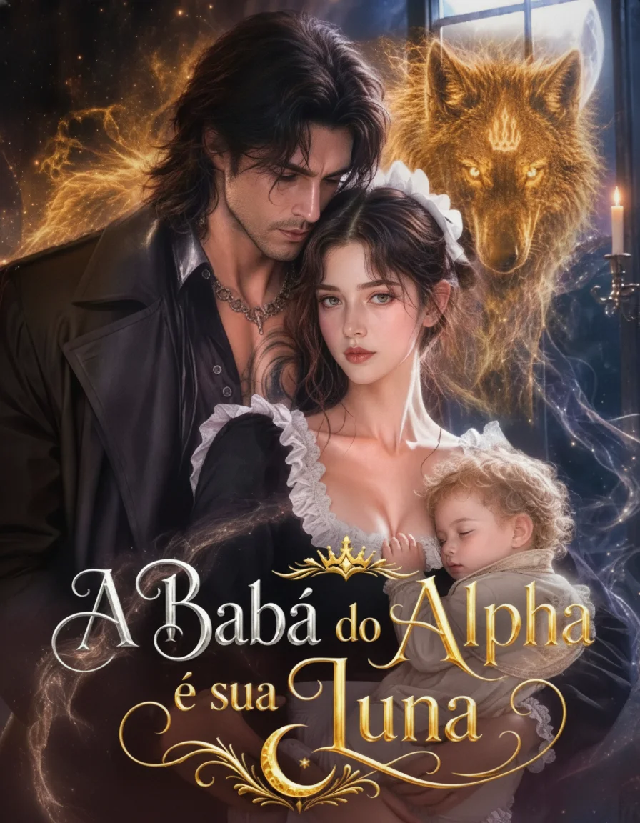Capa de A Babá do Alpha é Sua Luna