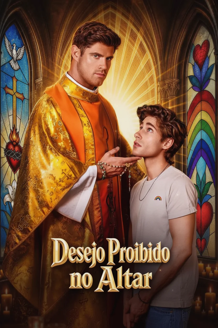Capa de Desejo Proibido no Altar (Altarboy)