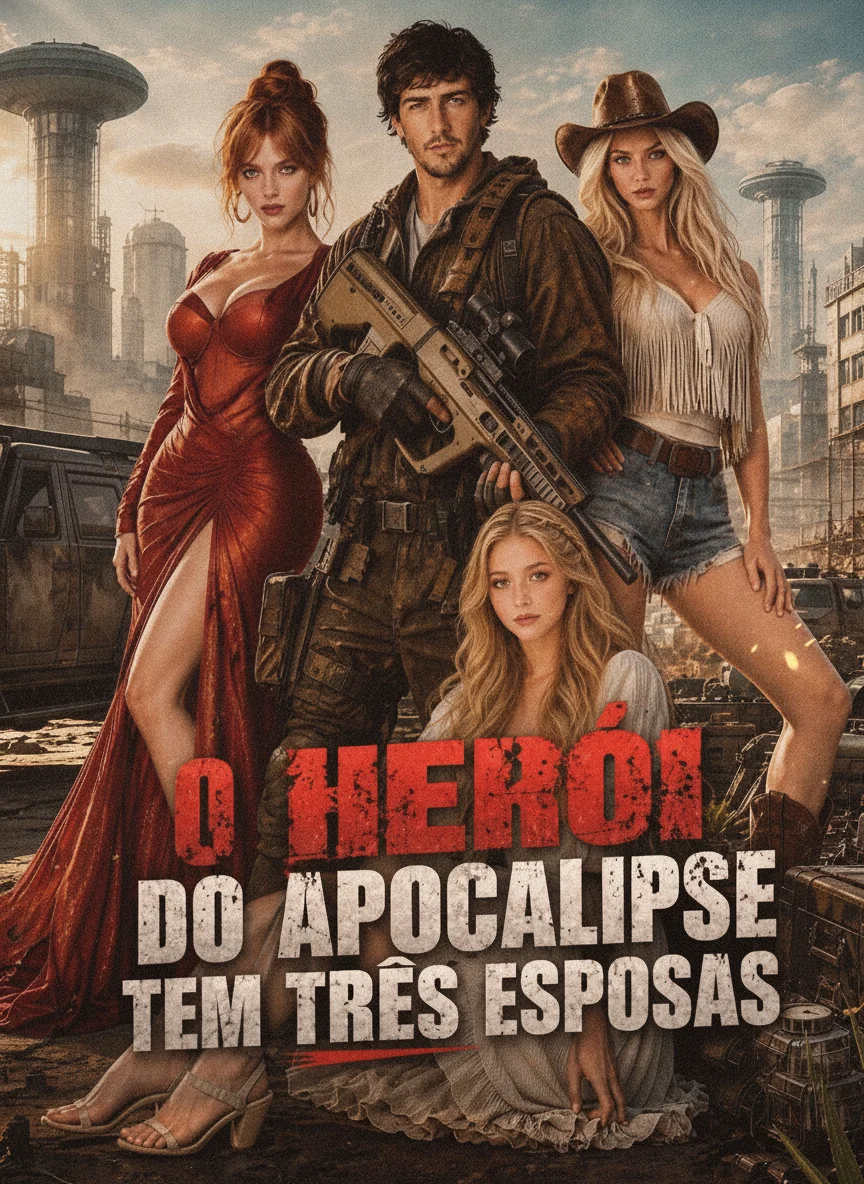 Capa de O Herói do Apocalipse Tem Três Esposas