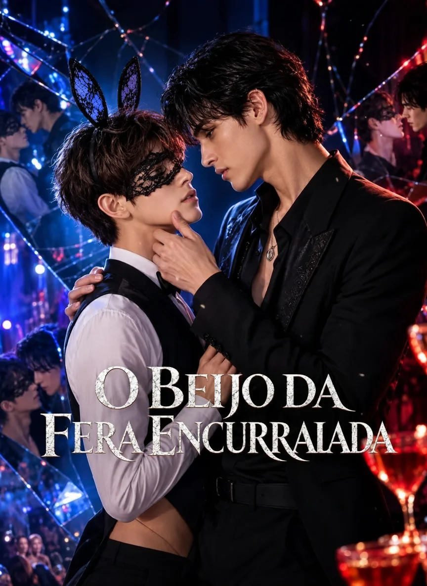 Capa de O Beijo da Fera Encurralada