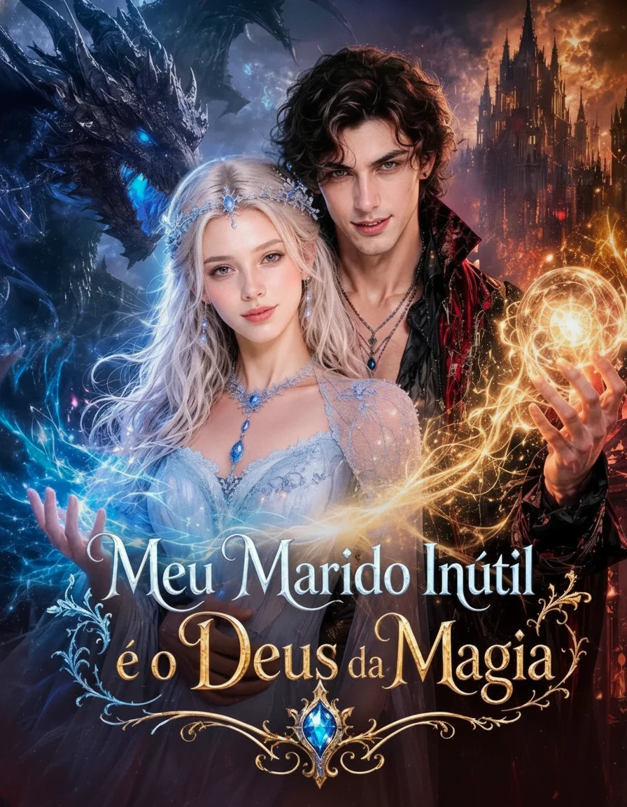 Capa de Meu Marido Inútil É o Deus da Magia