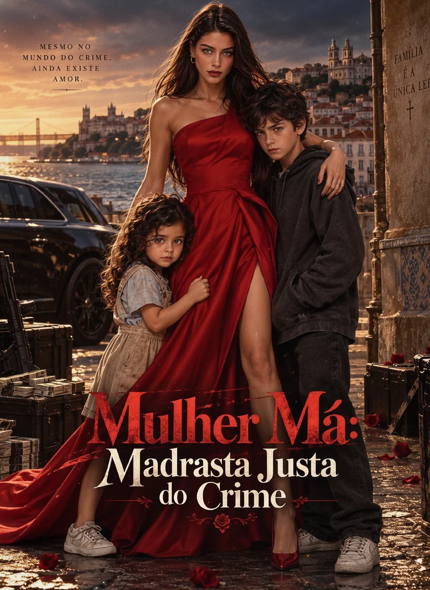 Capa de Mulher Má: Madrasta Justa do Crime