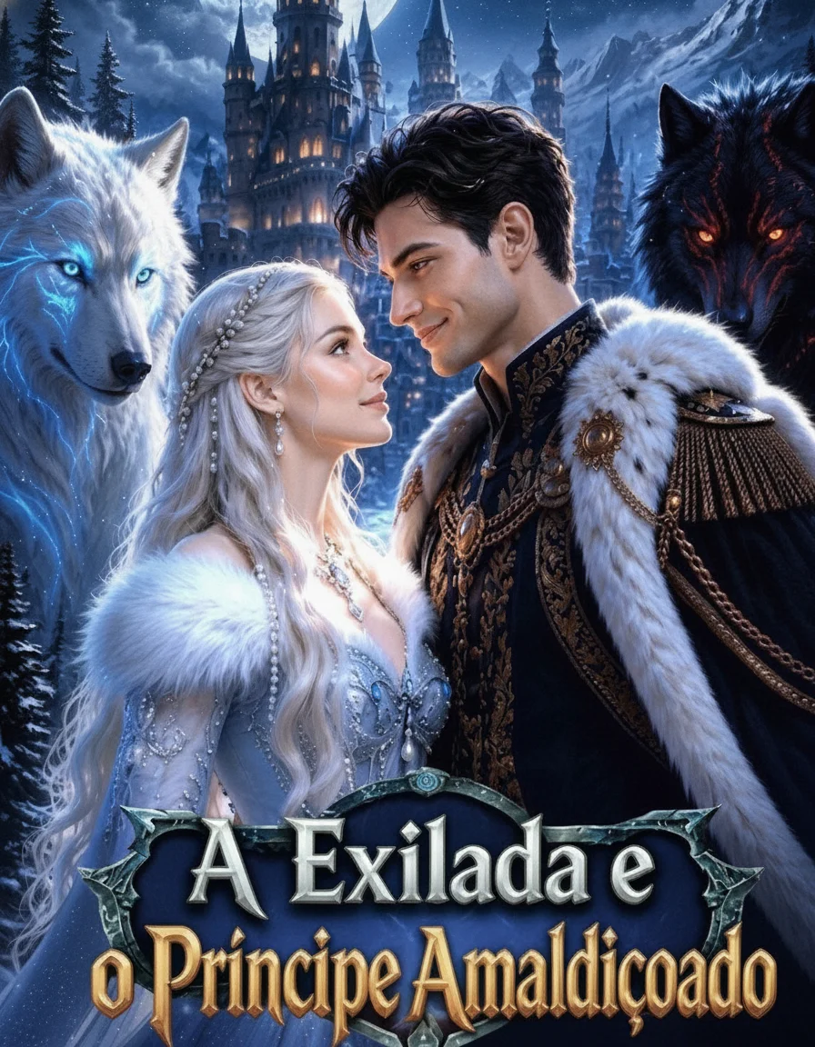 Capa de A Exilada e o Príncipe Amaldiçoado