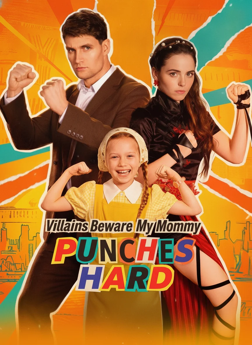 Capa de Vilões Cuidado, Minha Mamãe Bate Pesado (Villains Beware My Mommy Punches Hard)