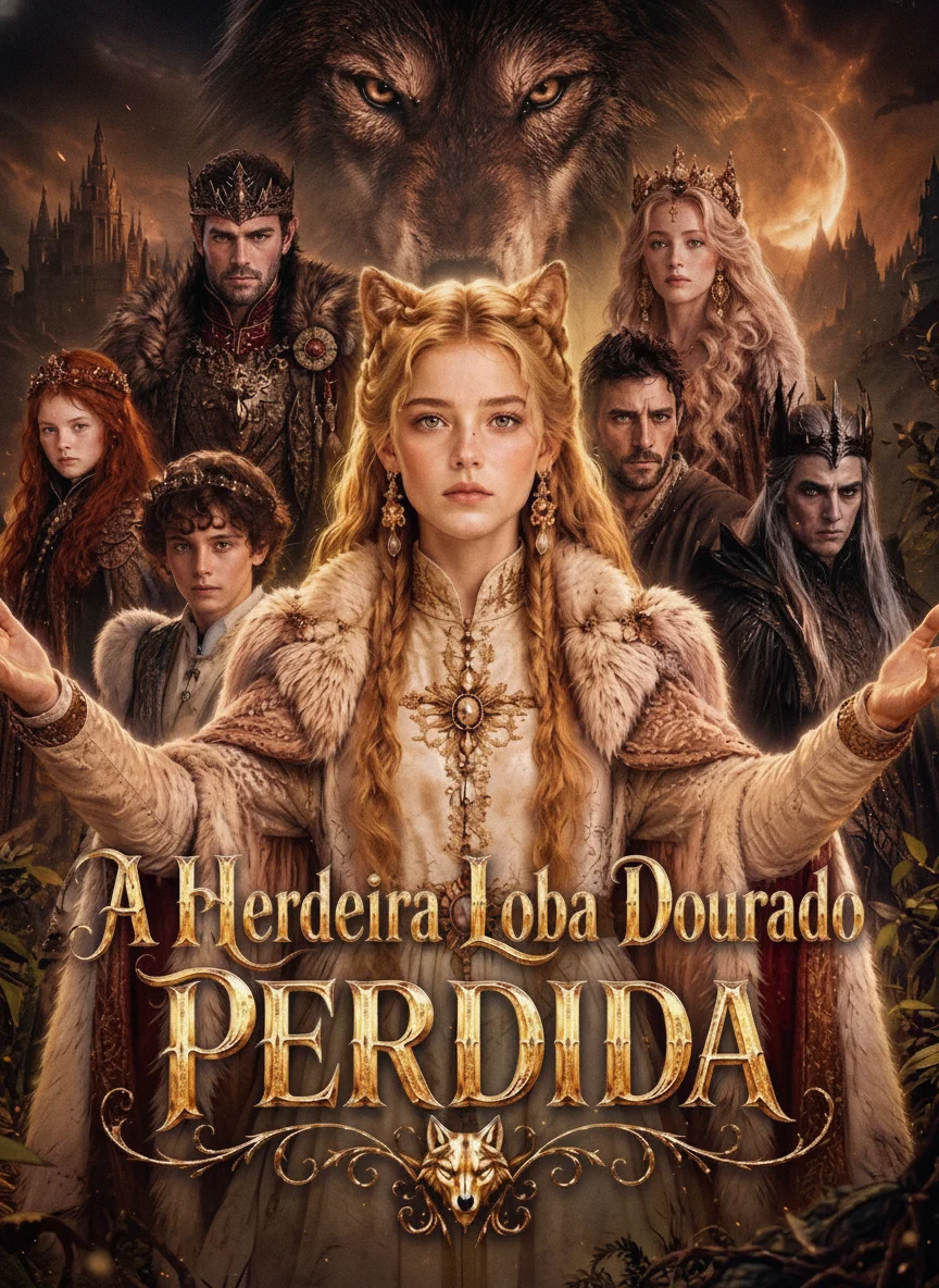 Capa de A Herdeira Loba Dourada Perdida