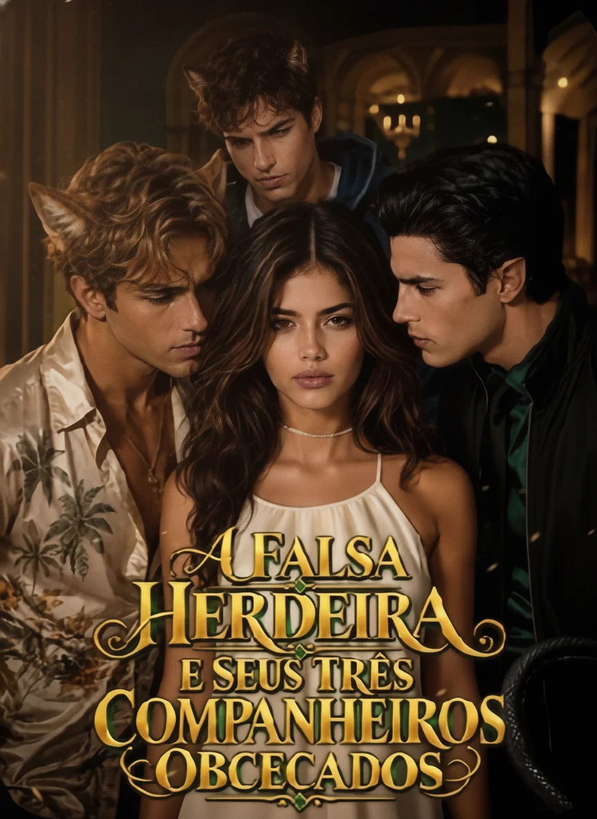 Capa de Falsa Herdeira e Seus Três Companheiros Obcecados (Falsa Herdeira, Obsessão Real)