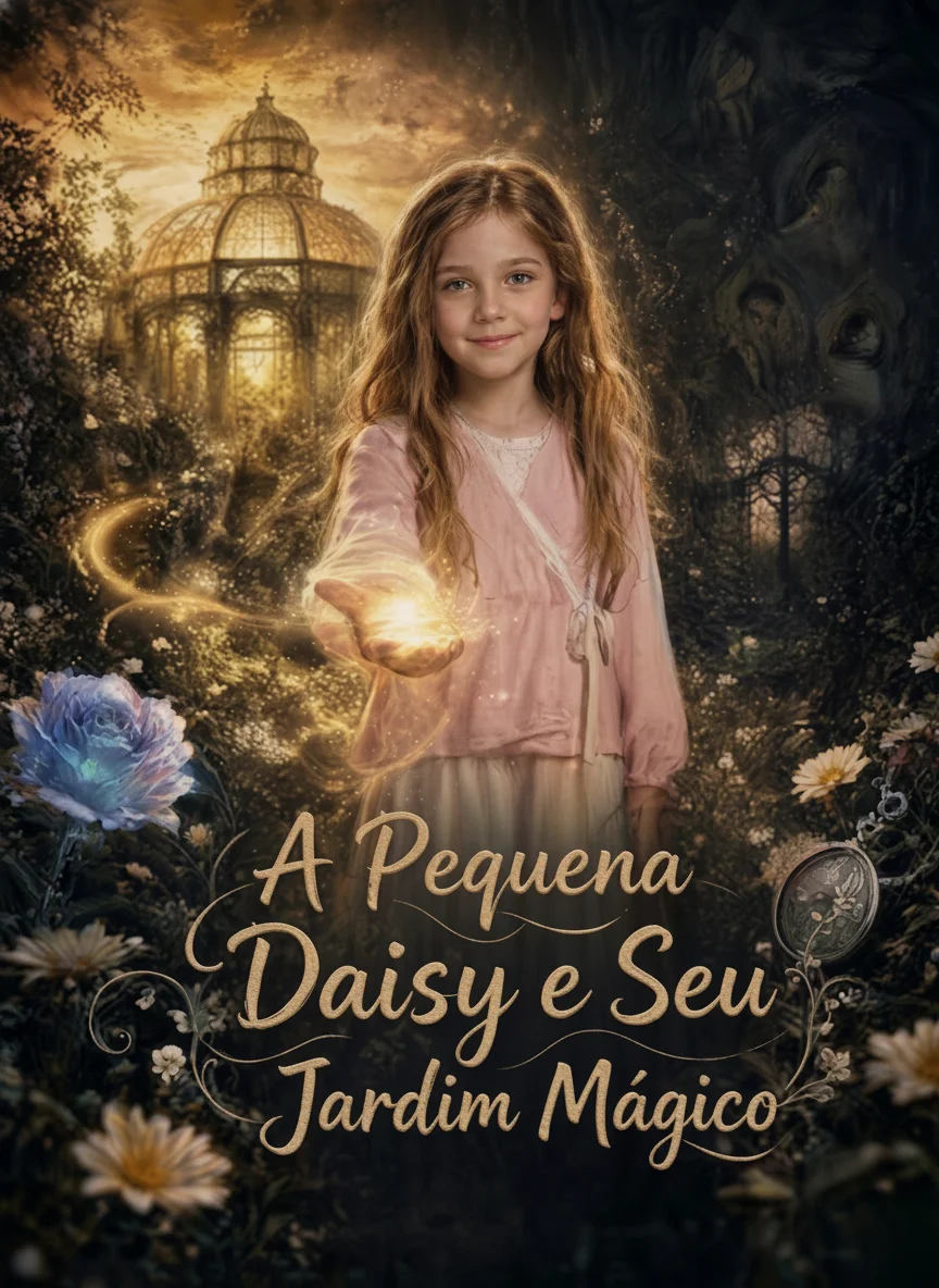 Capa de A Pequena Daisy e Seu Jardim Mágico