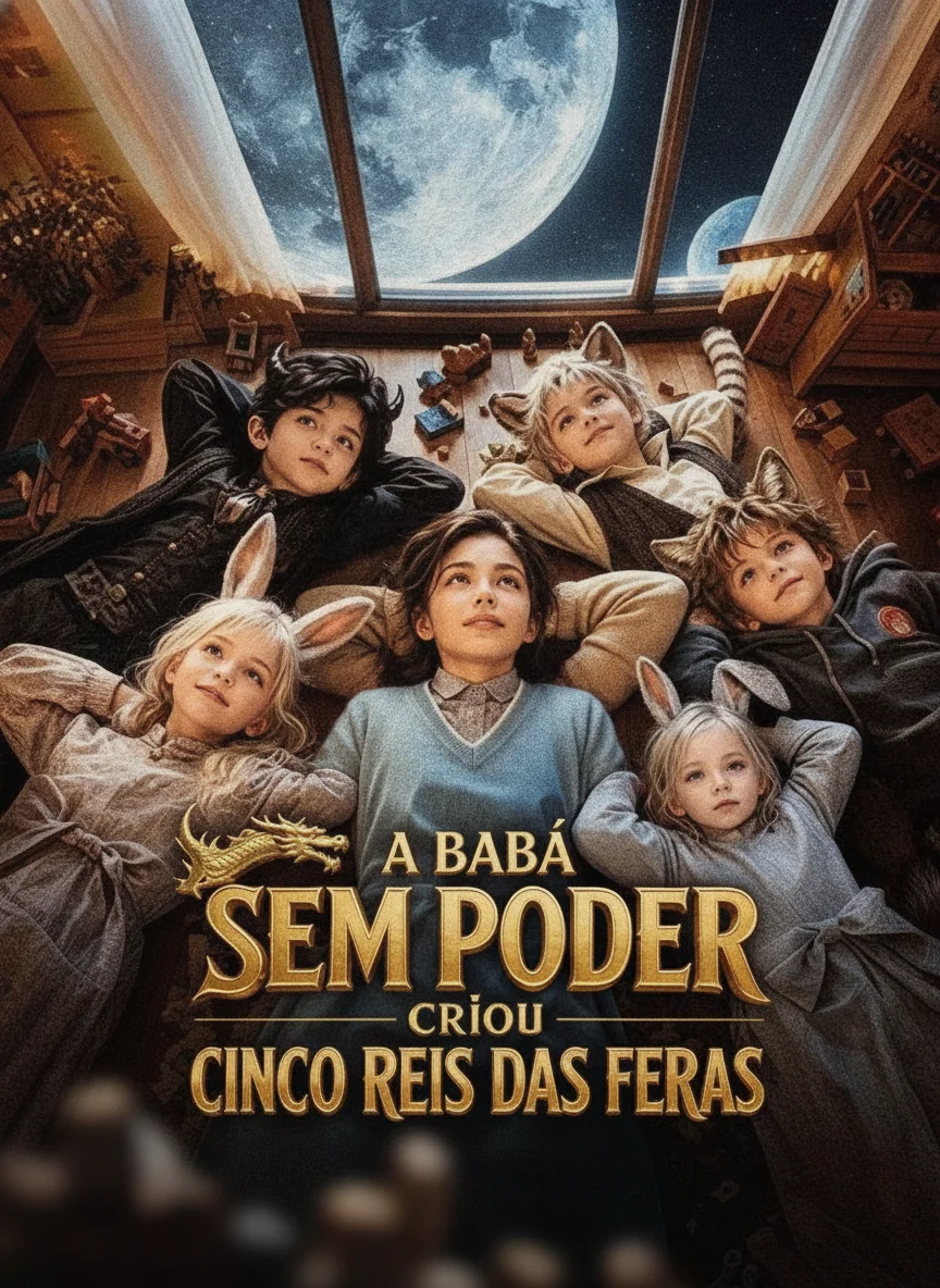 Capa de A Babá sem Poder Criou Cinco Reis das Feras