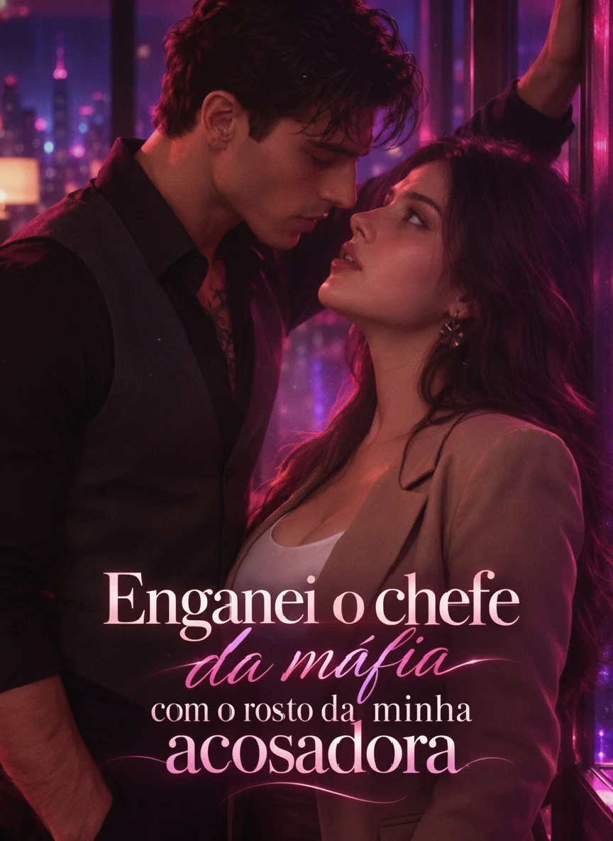 Capa de Enganei o Chefe da Máfia com o Rosto da Minha Acosadora