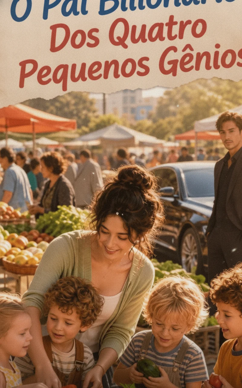 Capa de O Pai Bilionário dos Quatro Pequenos Gênios